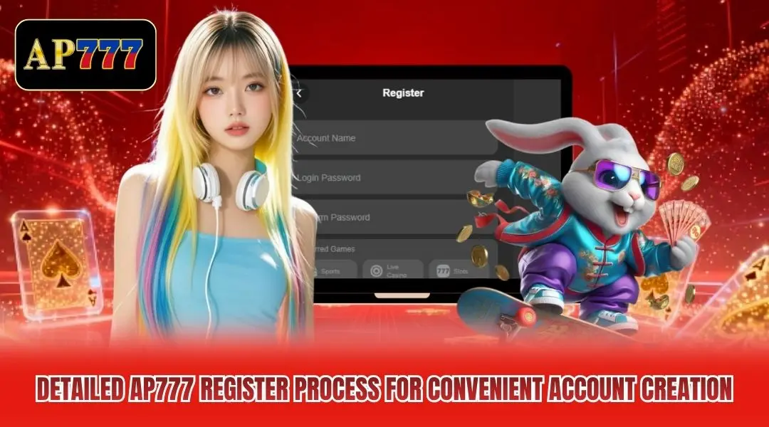 Detailed AP777 Register process for convenient account creation