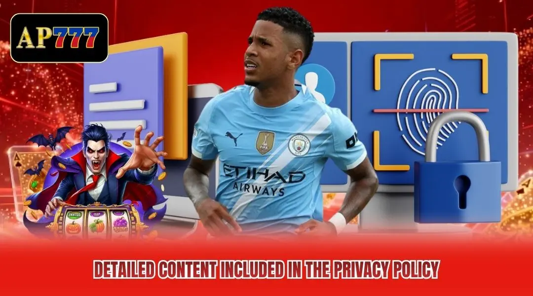Detailed content included in the privacy policy