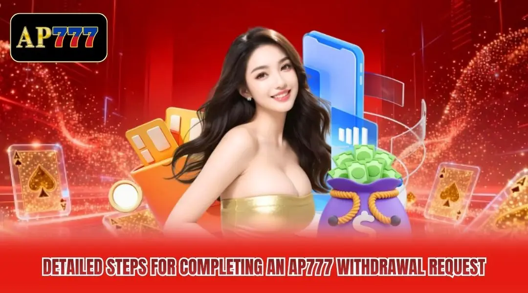 Detailed steps for completing an AP777 Withdrawal request