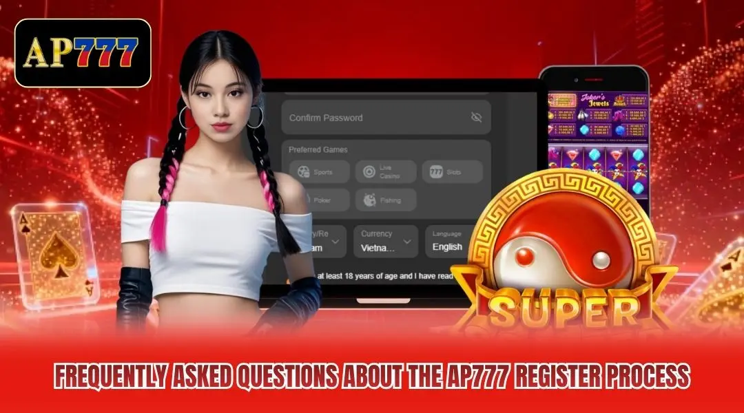 Frequently asked questions about the AP777 Register process