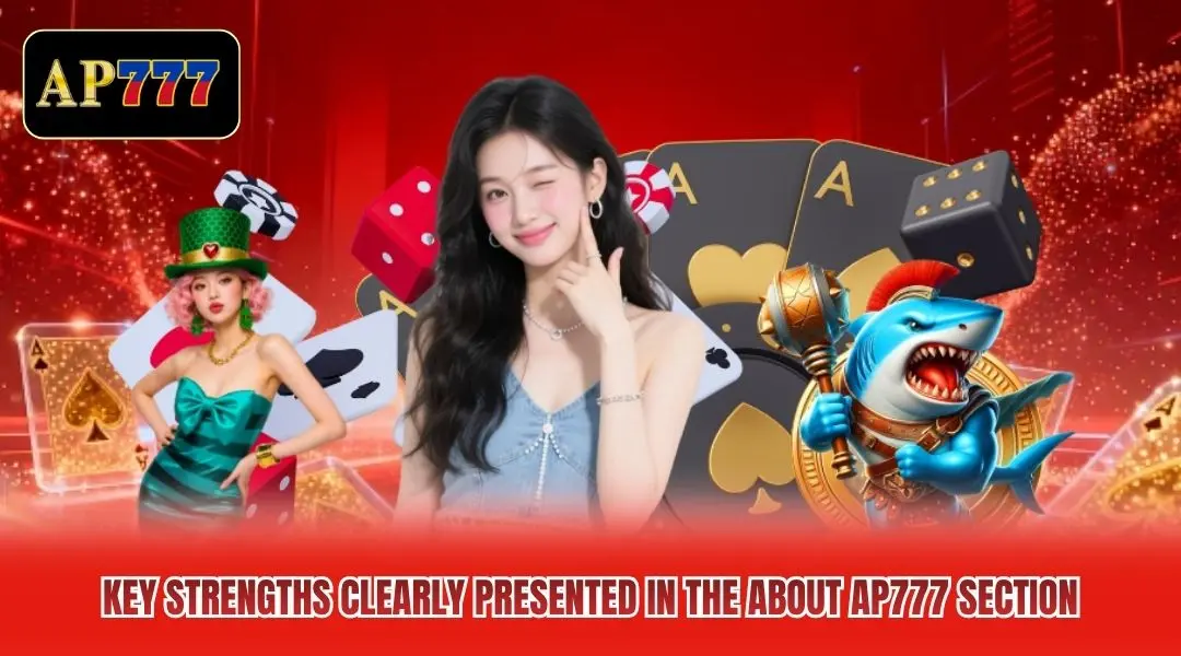 Key strengths clearly presented in the About AP777 section